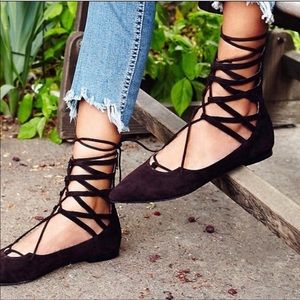 Jeffrey Campbell suede sandals